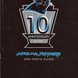 2004 Carolina Panthers media guide