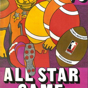 1973 CFL All-Star Game program