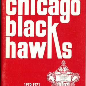 1971-72 Chicago Black Hawks media guide