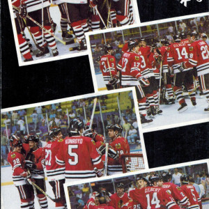 1989-90 Chicago Black Hawks media guide/yearbook