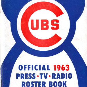 1963 Chicago Cubs media guide