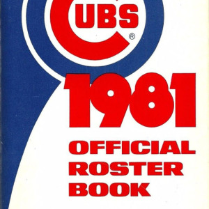 1981 Chicago Cubs media guide