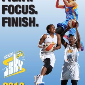 2013 Chicago Sky playoff media guide