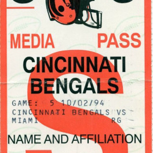 Cincinnati Bengals vs. Miami Dolphins (October 2, 1994)