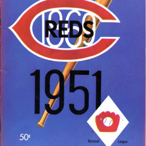 1951 Cincinnati Reds yearbook