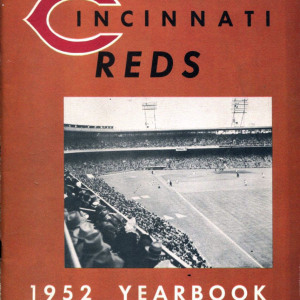 1952 Cincinnati Reds yearbook