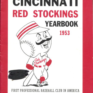 1953 Cincinnati Reds yearbook