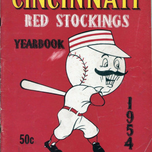 1954 Cincinnati Reds yearbook