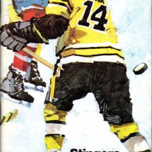 1975-76 Cincinnati Stingers media guide