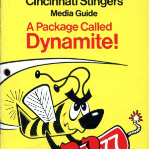 1976-77 Cincinnati Stingers media guide