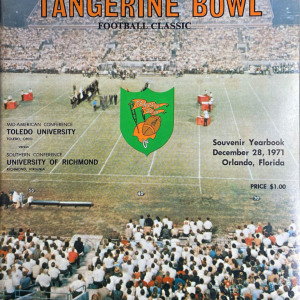 1973 Tangerine Bowl program