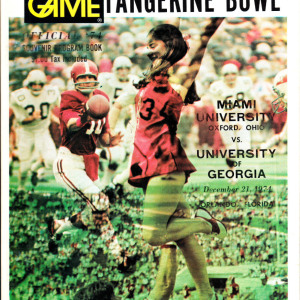 1974 Tangerine Bowl program