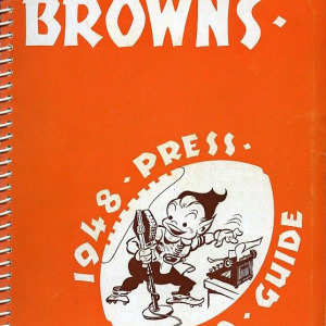1948 Cleveland Browns media guide