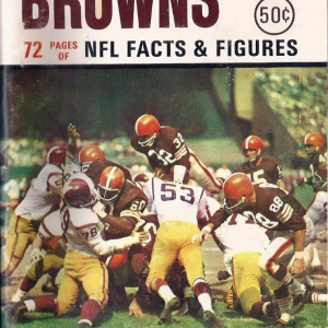 1963 Cleveland Browns media guide