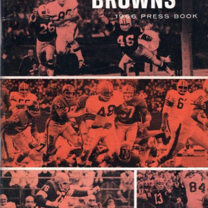 1966 Cleveland Browns media guide