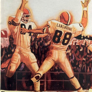 1990 Cleveland Browns media guide