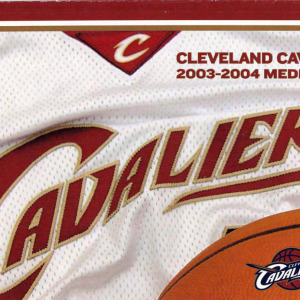 2003-04 Cleveland Cavaliers media guide