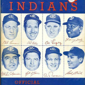 1955 Cleveland Indians media guide