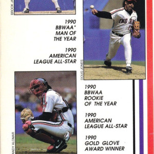 1991 Cleveland Indians media guide