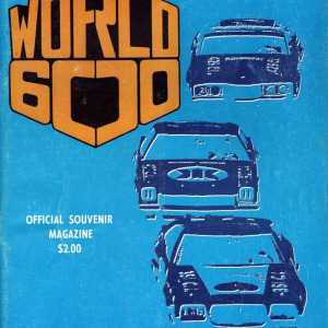 1974 World 600 program