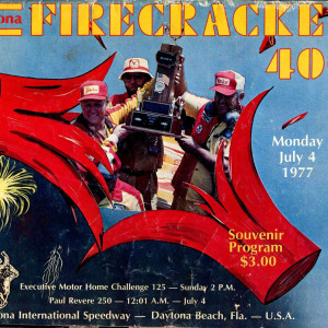 1977 Firecracker 400 program