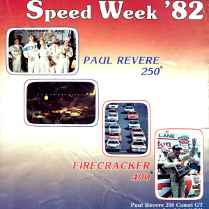 1982 Firecracker 400 program