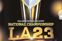 2023 College Football Playoff National Championship program