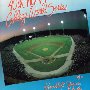 1986 College World Series program