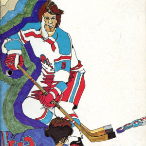 1973-74 Quebec Nordiques media guide/yearbook