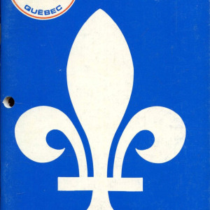 1975-76 Quebec Nordiques media guide/yearbook