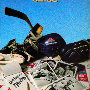 1984-85 Quebec Nordiques media guide