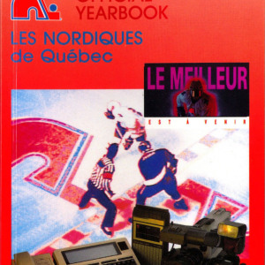 1989-90 Quebec Nordiques media guide