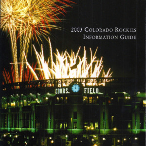 2003 Colorado Rockies media guide