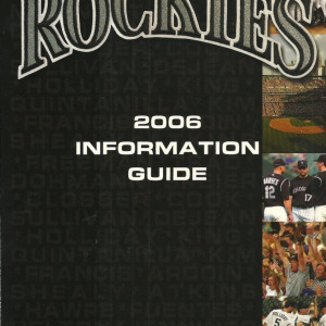 2006 Colorado Rockies media guide