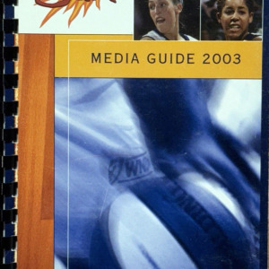 2003 Connecticut Sun media guide
