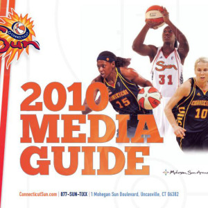 2010 Connecticut Sun media guide
