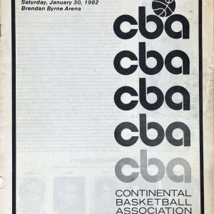 1982 Continental Basketball Association (CBA) All-Star Game program