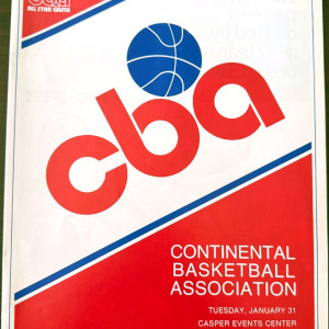 1984 Continental Basketball Association (CBA) All-Star Game program