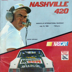 1982 Busch Nashville 420 program