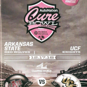 2016 Cure Bowl program