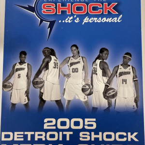 2005 Detroit Shock media guide