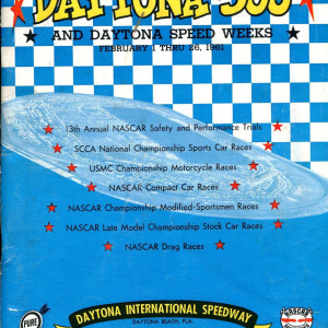 1961 Daytona 500 program