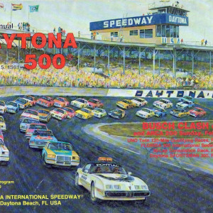 1981 Daytona 500 program