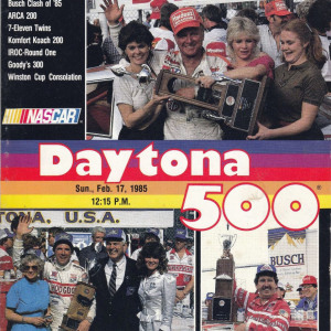 1985 Daytona 500 program