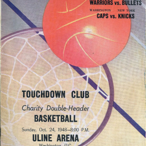 1948-49 Washington Capitols program