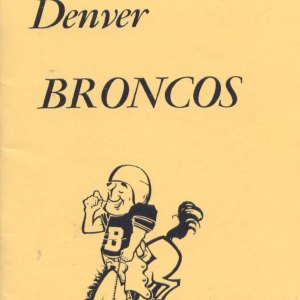 1960 Denver Broncos media guide