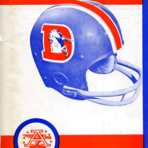 1968 Denver Broncos media guide