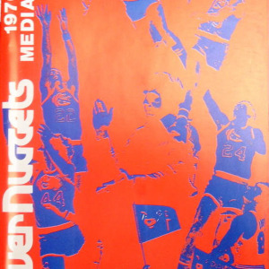 1976-77 Denver Nuggets media guide