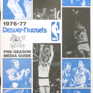 1976-77 Denver Nuggets preseason media guide