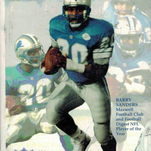 NFL Media Guide: Detroit Lions (1992)